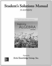 9780077574147-0077574141-Student Solutions Manual for Beginning Algebra