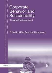 9780367880668-0367880660-Corporate Behavior and Sustainability: Doing Well by Being Good (Finance, Governance and Sustainability)