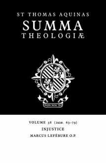 9780521029469-0521029465-Summa Theologiae: Volume 38, Injustice: 2a2ae. 63-79 (Summa Theologiae, 38)