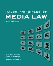 9781305646506-1305646509-Major Principles of Media Law, 2017