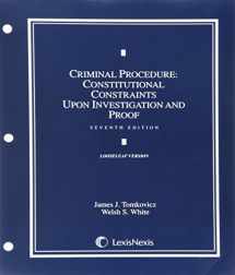 9780769853062-0769853064-Criminal Procedure: Constitutional Constraints Upon Investigation and Proof (Loose-leaf version)