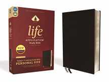 9780310452997-0310452996-NIV, Life Application Study Bible, Third Edition, Personal Size, Bonded Leather, Black, Red Letter