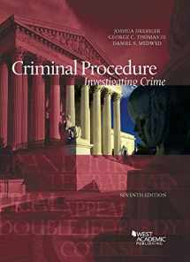 9781684671502-1684671507-Criminal Procedure, Investigating Crime (American Casebook Series)