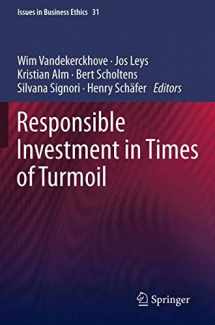 9789400740709-9400740700-Responsible Investment in Times of Turmoil (Issues in Business Ethics, 31)