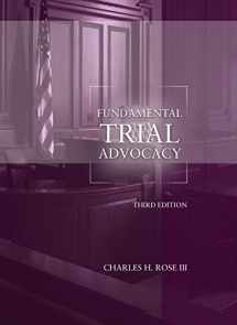 9781634598286-1634598288-Fundamental Trial Advocacy, 3rd Edition (Coursebook)