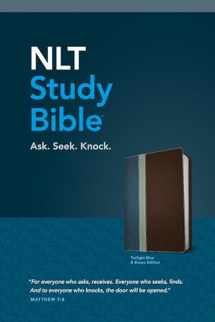 9781496416681-1496416686-NLT Study Bible, TuTone (LeatherLike, Twilight Blue/Brown, Red Letter)