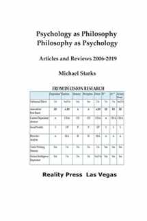 9781951440992-1951440994-Psychology as Philosophy, Philosophy as Psychology: Articles and Reviews 2006-2019