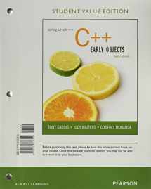 9780134379319-0134379314-Starting Out With C++: Early Objects, Student Value Edition
