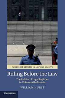 9781108445894-1108445896-Ruling before the Law (Cambridge Studies in Law and Society)