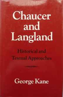 9780485113259-0485113252-Chaucer and Langland: Historical and Textual Approaches