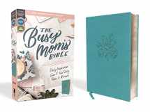 9780310454083-0310454085-NIV, The Busy Mom's Bible, Leathersoft, Teal, Red Letter, Comfort Print: Daily Inspiration Even If You Only Have One Minute