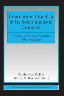 9780805863383-0805863389-International English in its Sociolinguistic Contexts (ESL & Applied Linguistics Professional Series)