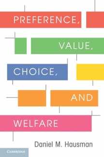 9781107695122-1107695120-Preference, Value, Choice, and Welfare