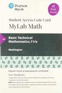 9780135902875-0135902878-Basic Technical Mathematics -- MyLab Math with Pearson eText Access Code