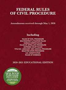 9781684679904-1684679907-Federal Rules of Civil Procedure, Educational Edition, 2020-2021 (Selected Statutes)