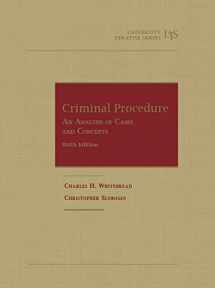 9781634590396-1634590392-Criminal Procedure, An Analysis of Cases and Concepts, 6th (University Treatise Series)