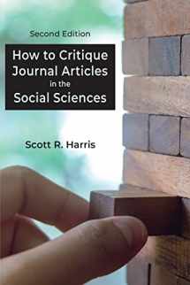 9781478646921-1478646926-How to Critique Journal Articles in the Social Sciences, Second Edition