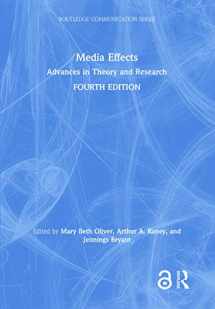 9781138590182-1138590185-Media Effects: Advances in Theory and Research (Routledge Communication Series)