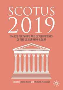 9783030299552-3030299554-SCOTUS 2019: Major Decisions and Developments of the US Supreme Court