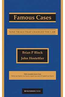 9781872870342-1872870341-Famous Cases: Nine Trials that Changed the Law