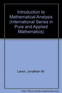 9780070375857-0070375852-An Introduction to Mathematical Analysis (International Series in Pure and Applied Mathematics)
