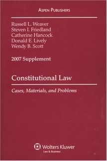 9780735570801-0735570809-Constitutional Law 2007: Cases, Materials and Problems