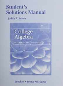 9780321969958-0321969952-Student Solutions Manual for College Algebra