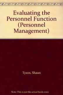 9780091641511-0091641519-Evaluating the Personnel Function (Personnel Management)
