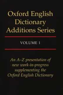 9780198612926-0198612923-Oxford English Dictionary Additions Series, Vol. 1