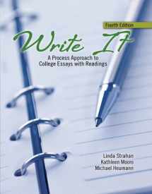 9781465243942-1465243941-Write It: A Process Approach to College Essays with Readings