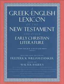 9780226039336-0226039331-A Greek-English Lexicon of the New Testament and Other Early Christian Literature, 3rd Edition