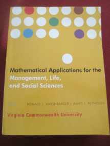 9781285137551-1285137558-Mathematical Applications for The MGMT/Life/Social Custom for Virginia Commonwealth University (VCU)