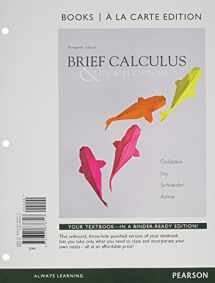 9780321869500-0321869508-Brief Calculus & Its Applications, Books a la Carte Plus NEW MyLab Math with Pearson eText Access Card Package