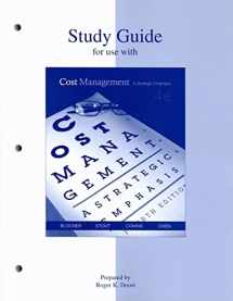 9780073128177-0073128171-Study Guide to accompany Cost Management