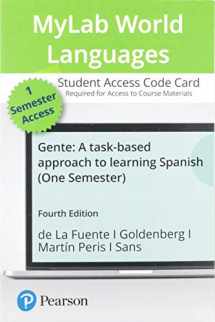 9780135307632-0135307635-Gente: A task-based approach to learning Spanish -- MyLab Spanish with Pearson eText