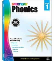 9781483811826-1483811824-Spectrum Grade 1 Phonics Workbook, Ages 6 to 7, Phonics Workbook Grade 1, Vowel, Consonant, Ending Sounds and Pairs, Letters, Words, and Sentence Writing Practice - 160 Pages