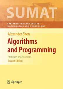9781493937004-1493937006-Algorithms and Programming: Problems and Solutions (Springer Undergraduate Texts in Mathematics and Technology)