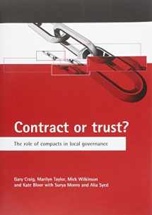 9781861343796-1861343795-Contract or trust?: The role of compacts in local governance