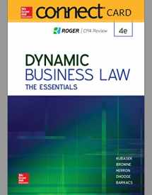 9781260159295-1260159299-Connect Access Card for Dynamic Business Law: The Essentials