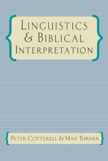 9780830817511-0830817514-Linguistics & Biblical Interpretation