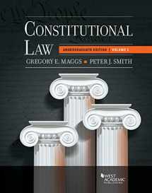 9781683288978-1683288971-Constitutional Law: Undergraduate Edition, Volume 1 (Higher Education Coursebook)