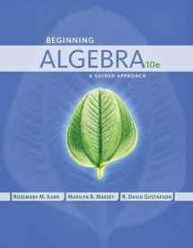 9781435462472-1435462475-Beginning Algebra: A Guided Approach (Karr/Massey/gustafson)