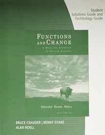 9780547165677-0547165676-Student Solutions Manual and Technology Guide for Crauder/Evans/Noell’s Functions and Change: A Modeling Approach to College Algebra, 4th