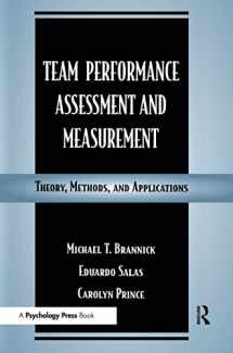 9780805816389-0805816380-Team Performance Assessment and Measurement: Theory, Methods, and Applications (Applied Psychology Series)