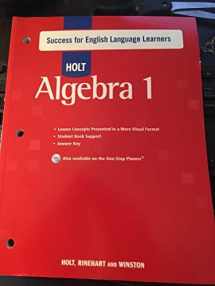 9780030779534-0030779537-Success for Eng Lang W/Answ Alg 1 2007 (Holt Algebra 1)