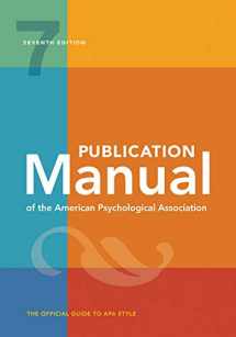 9781433832178-1433832178-Publication Manual (OFFICIAL) 7th Edition of the American Psychological Association