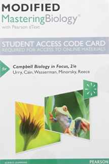 9780134250588-0134250583-Modified Mastering Biology with Pearson Etext -- Standalone Access Card -- For Campbell Biology in Focus
