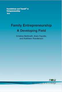 9781601988706-1601988702-Family Entrepreneurship: A Developing Field (Foundations and Trends(r) in Entrepreneurship)
