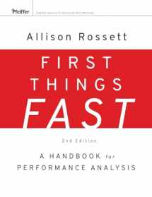 9780787988487-0787988480-First Things Fast: A Handbook for Performance Analysis