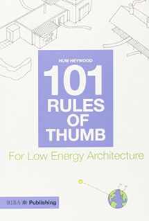 9781859464816-1859464815-101 Rules of Thumb for Low Energy Architecture: For Low Energy Architecture